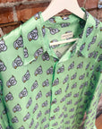 DRIES VAN NOTEN VISCOSE ABSTRACT SHIRT ‘MULTI’