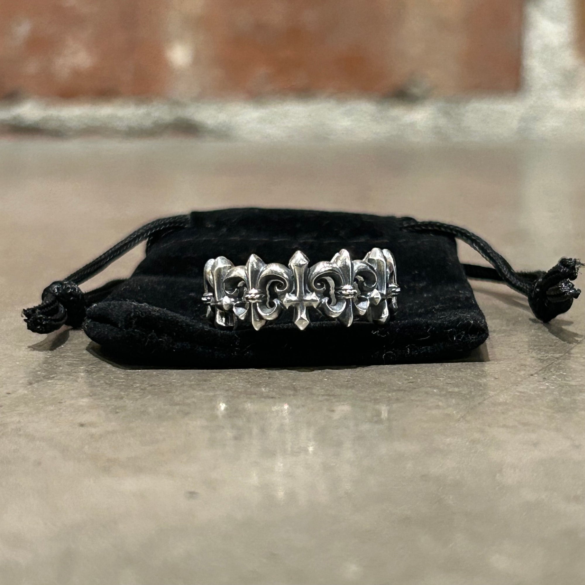 DEAL DESIGN NIGHT CROWN RING 'SILVER'