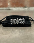DEAL DESIGN NIGHT CROWN RING 'SILVER'