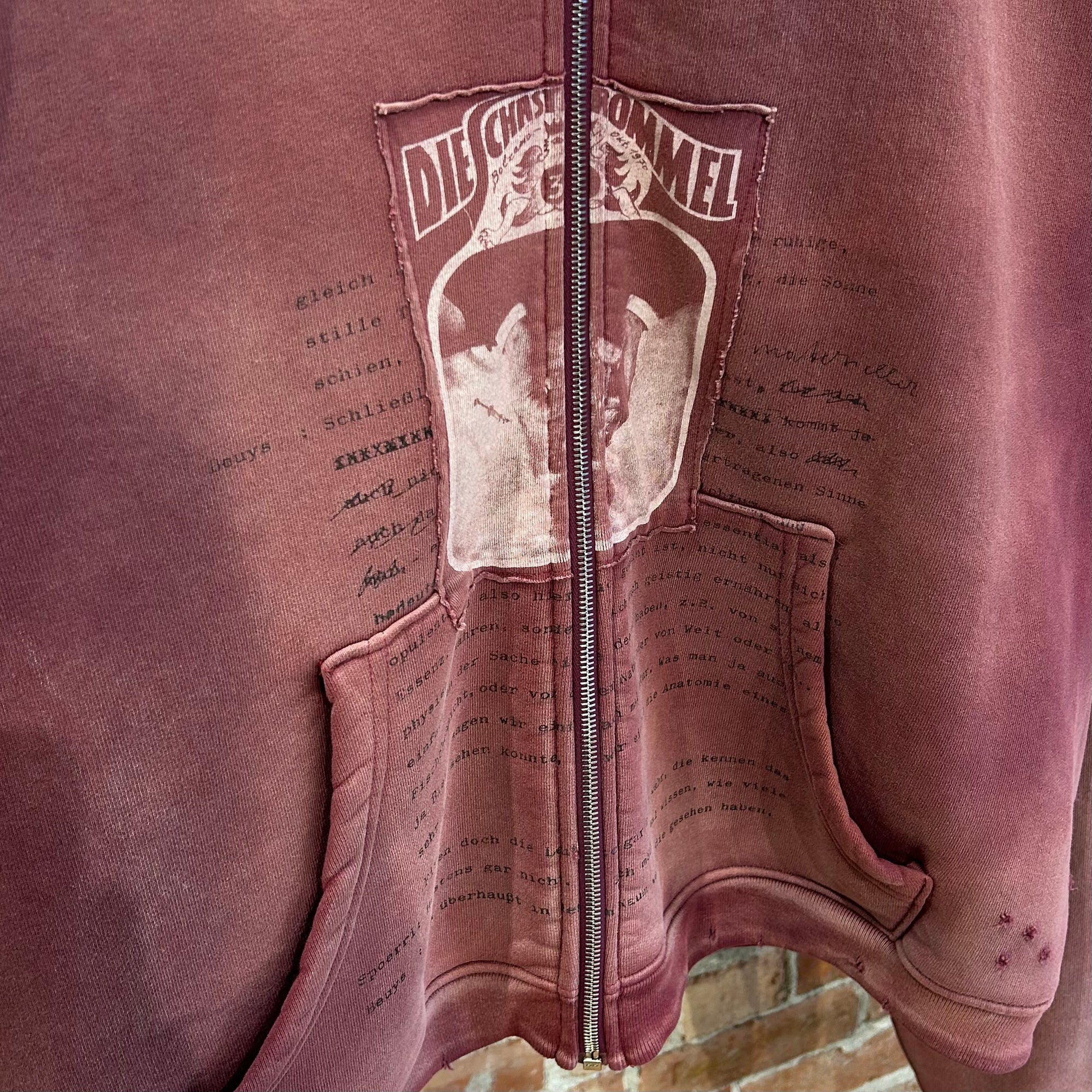 ENFANTS RICHES DEPRIMES FW26 ASSEMBLAGE ZIP HOODIE ‘MULTI’