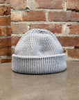 HELIOT EMIL METAL PLATE LOGO BEANIE ‘GRAY’