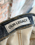 OUR LEGACY TROMPE PRINT THIRD CUT DIGITAL DENIM ‘LIGHT BLUE’