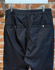 RICK OWENS FW19 LARRY NYLON TRACK PANTS ‘BLACK’