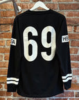 HOOD BY AIR 69 JERSEY LONGSLEEVE ‘BLACK’