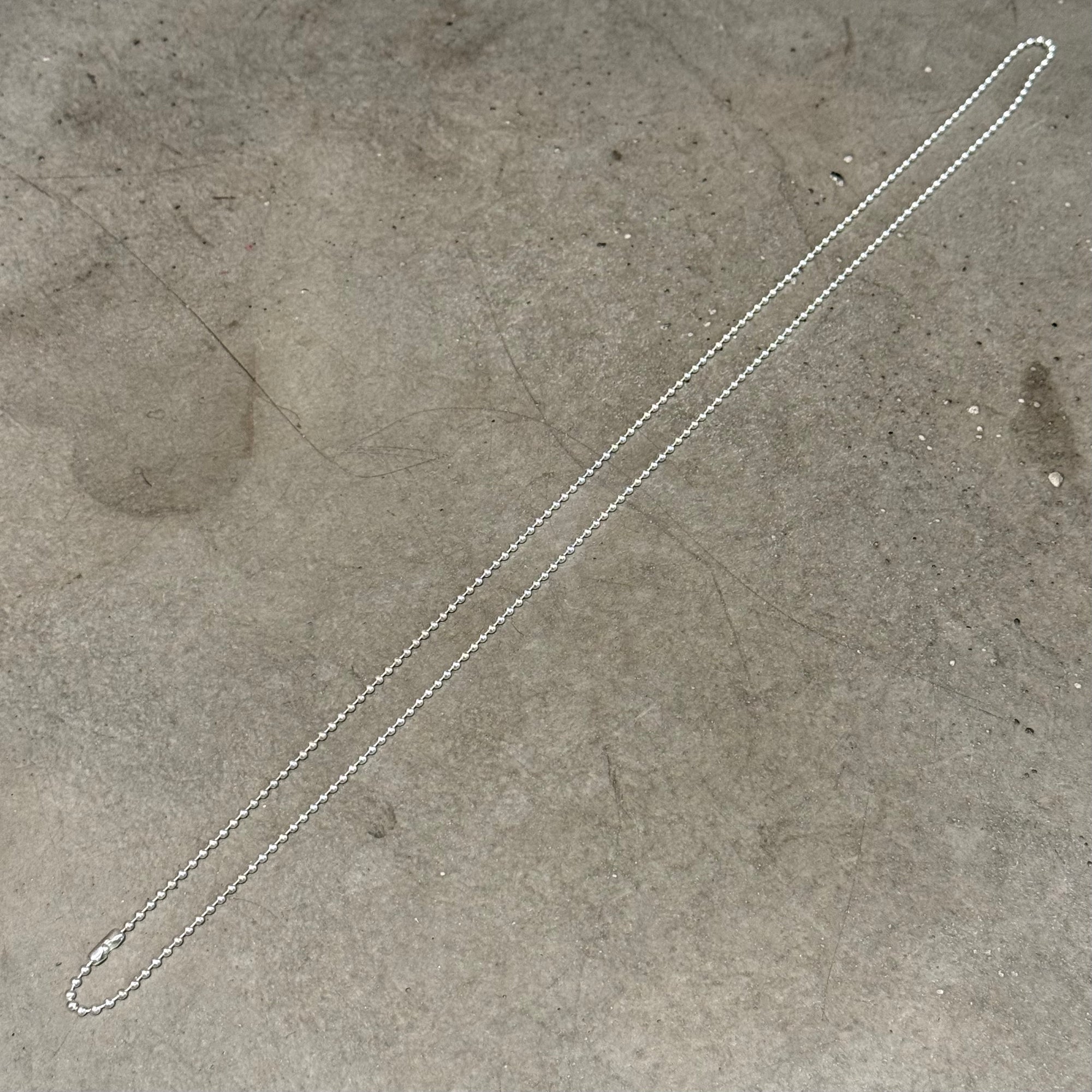 CHROME HEARTS BALL CHAIN NECKLACE ‘SILVER’
