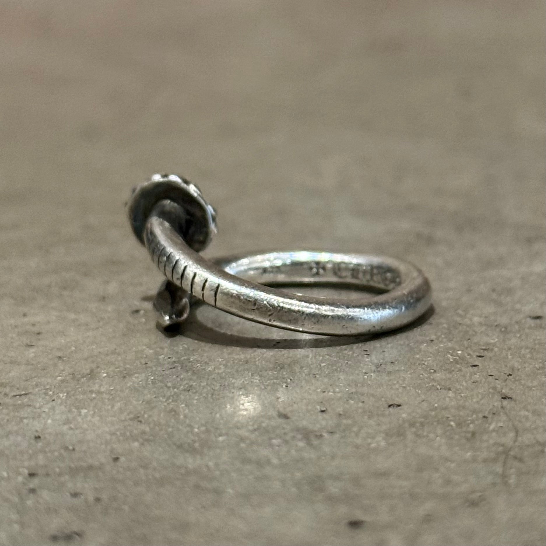 CHROME HEARTS NAIL RING ‘SILVER