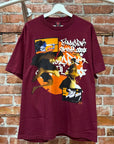 SAMURAI CHAMPLOO x GEEKS RULE "ISHIN DENSHIN SHO" TEE (XL) ‘MAROON’
