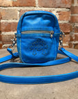 CHROME HEARTS TAKA MINI LEATHER BAG ‘BLUE’