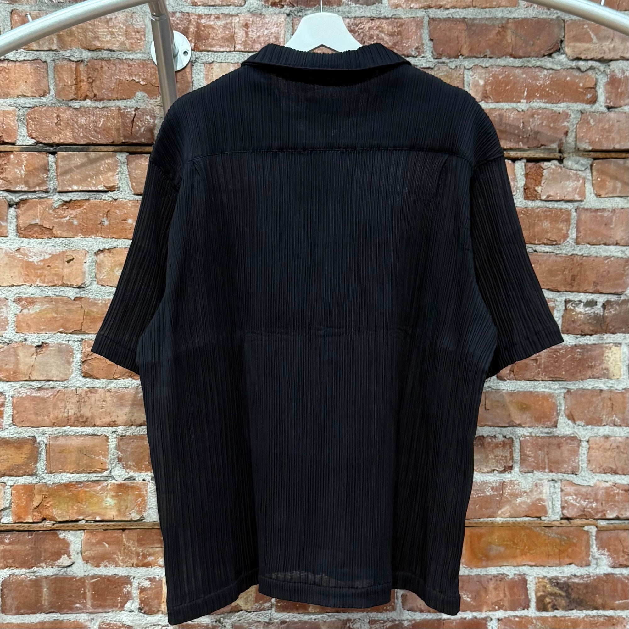 GALLERY DEPT. PARKER PLEATED SHIRT ‘BLACK’