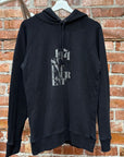 SAINT LAURENT PARIS AW18 1971 LOGO HOODIE ‘BLACK’