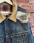 MAISON MARGIELA x PENDLETON DISTRESSED DENIM JACKET ‘BLUE’