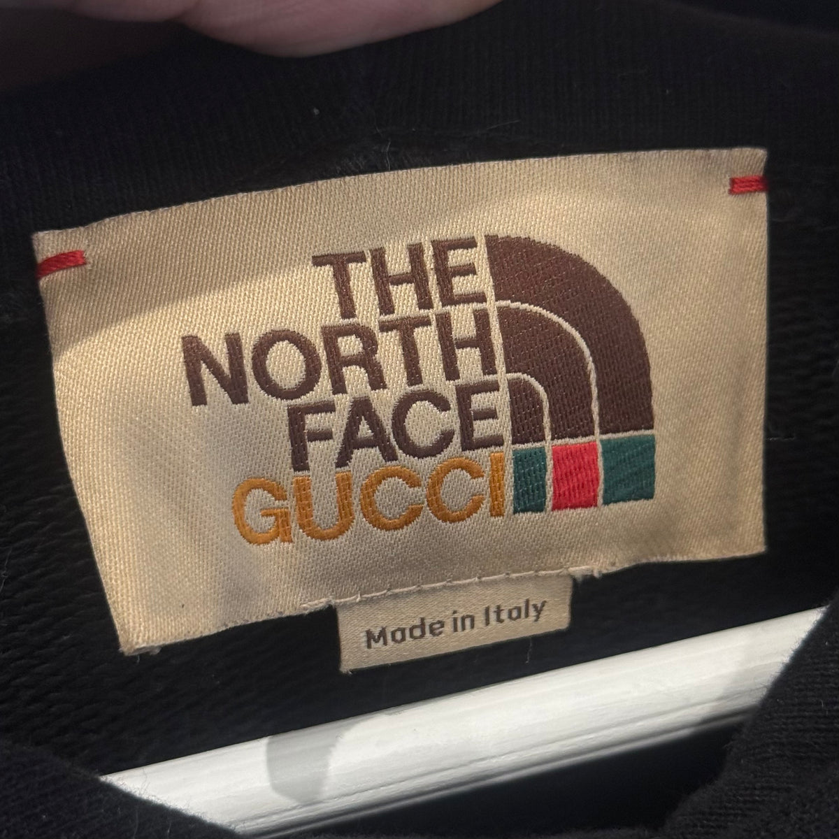 GUCCI X THE NORTH FACE FW21 PULLOVER HOODIE ‘BLACK’