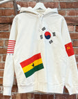 SUPREME FW13 INTERNATIONAL FLAGS HOODIE ‘WHITE’