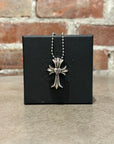 CHROME HEARTS HEART CROSS NECKLACE ‘SILVER’