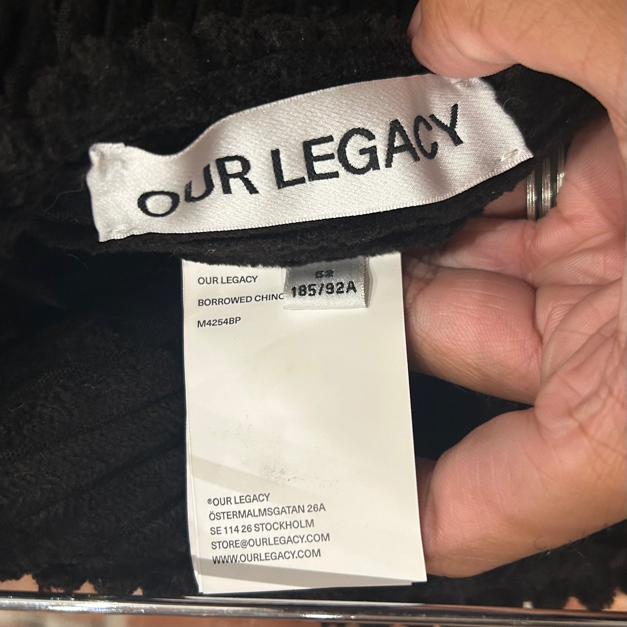 OUR LEGACY CORDUROY BORROWED CHINOS ‘BROWN’