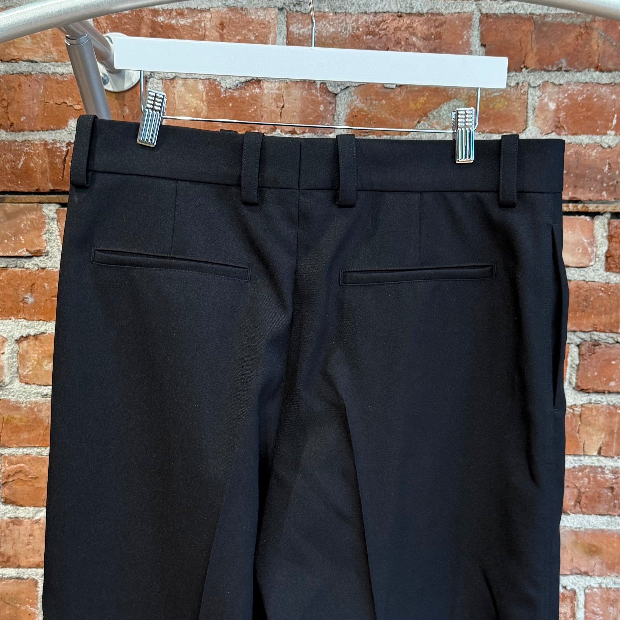 JIL SANDERS ARTICULATED PLEAT TROUSERS ‘BLACK’