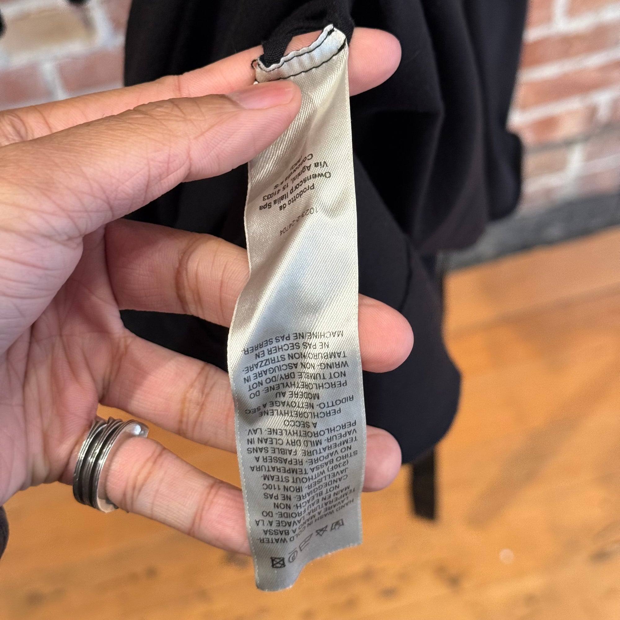 RICK OWENS PENTAGRAM JUMBO TEE ‘BLACK’