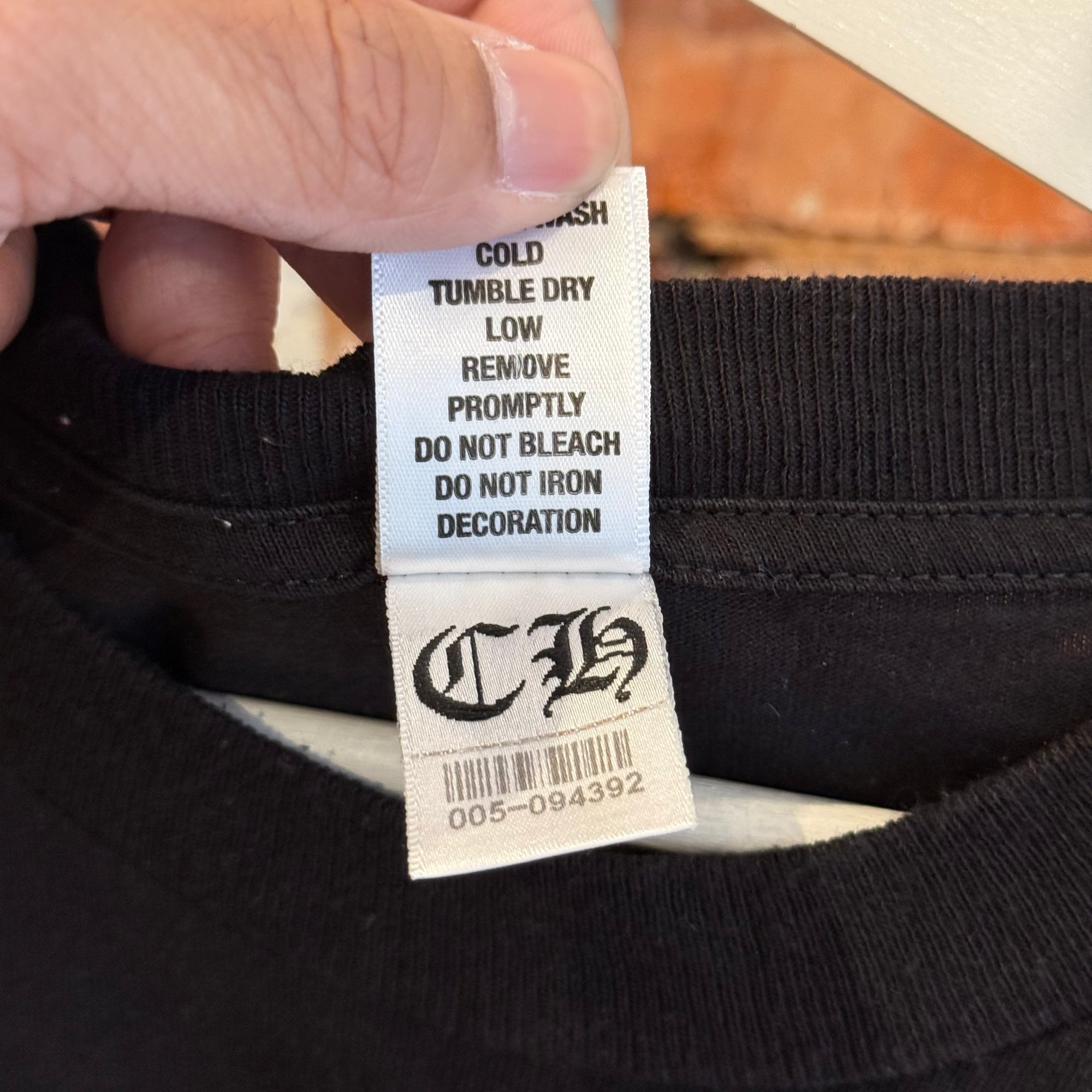 CHROME HEARTS HONOLULU EXCLUSIVE POCKET TEE ‘BLACK’