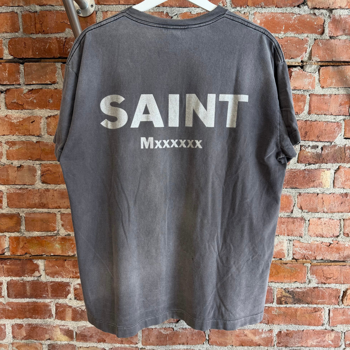 SAINT MICHAEL EVANGELION TEE ‘VINTAGE BLACK'