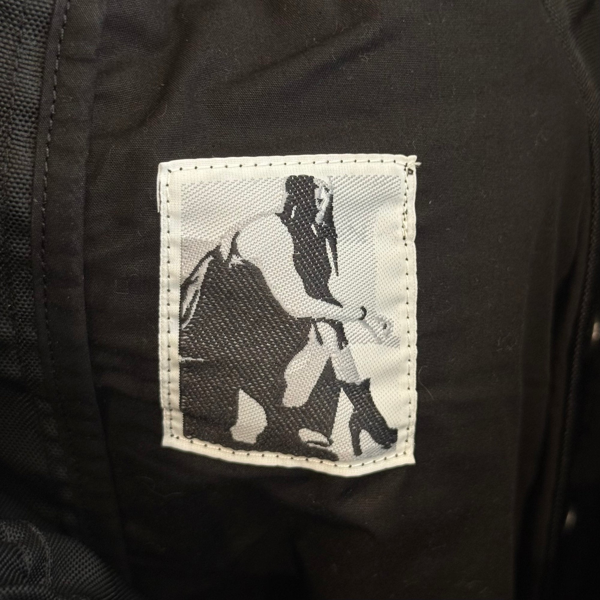 RICK OWENS DRKSDHW CANVAS PUSHER PANTS ‘BLACK’
