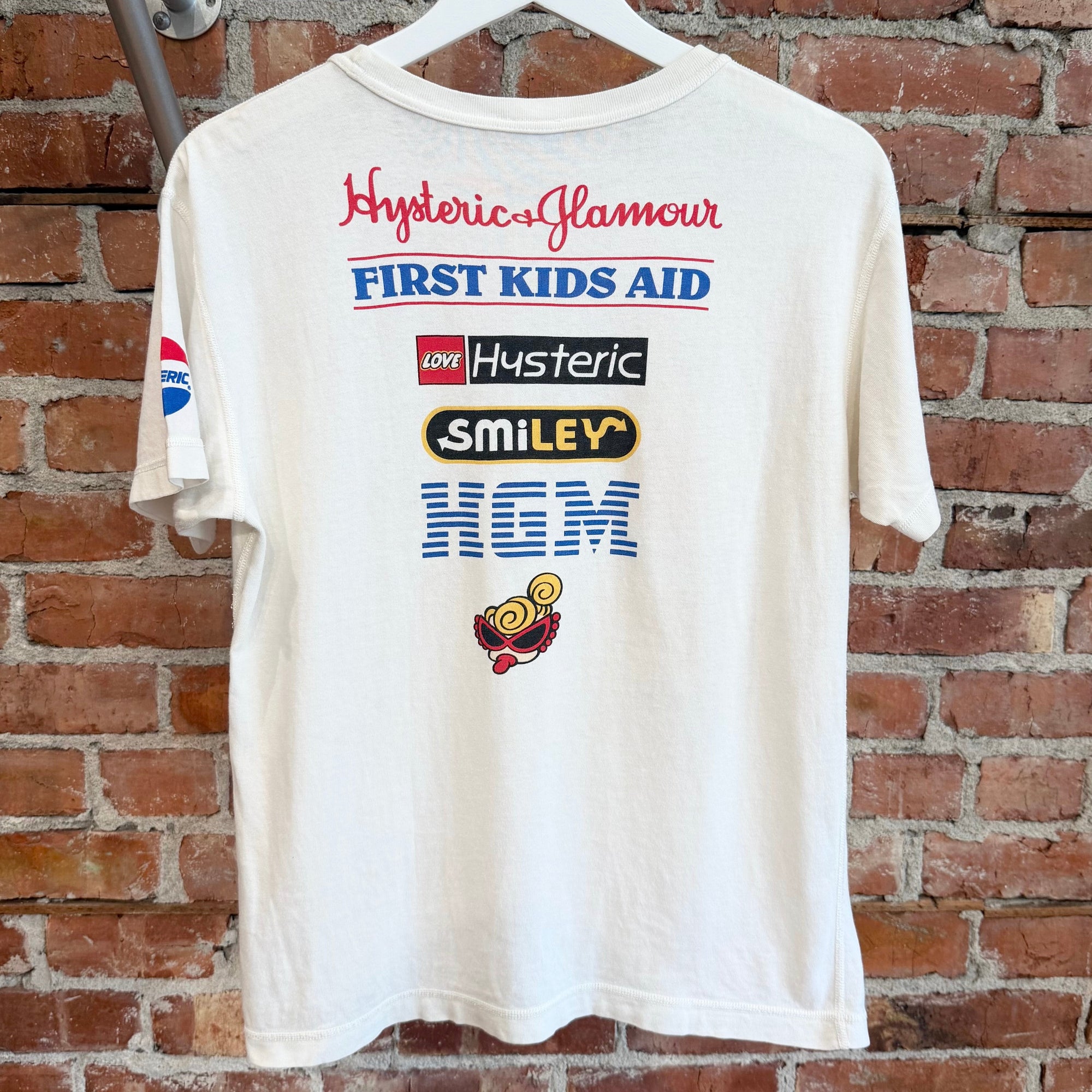 HYSTERIC GLAMOUR CONSUMERISM TEE ‘MULTI’