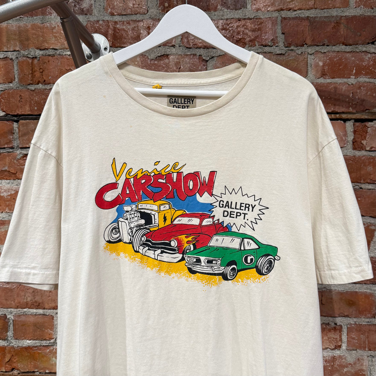 GALLERY DEPT. VENICE CAR SHOW TEE ‘WHITE’
