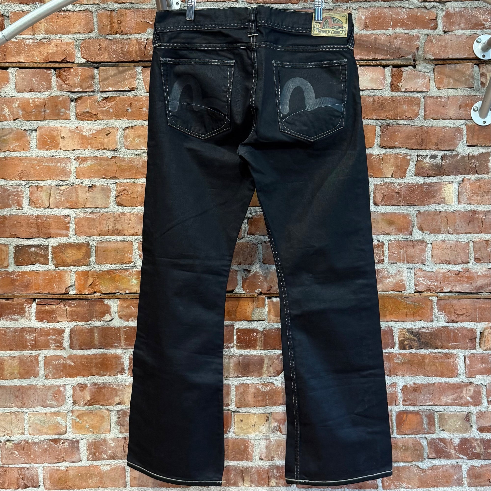 EVISU X PUMA BOOTCUT DENIM 'BLACK/BLACK