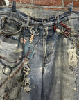 ACNE STUDIOS 1981 TROMPE LOOSE FIT CHAIN DENIM ‘BLUE’