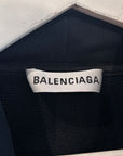 BALENCIAGA BB LOGO OVERSIZED HOODIE ‘BLACK’