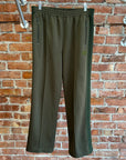 NEEDLES STRAIGHT LEG TRACK PANTS ‘GREEN/OLIVE’