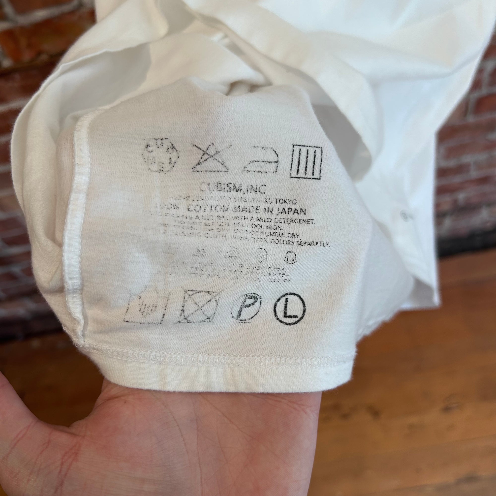 VISVIM GOROS NECKLACE BEADED TEE ‘WHITE’