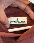 STONE ISLAND CLASSIC PATCH PULLOVER HOODIE ‘MAROON’