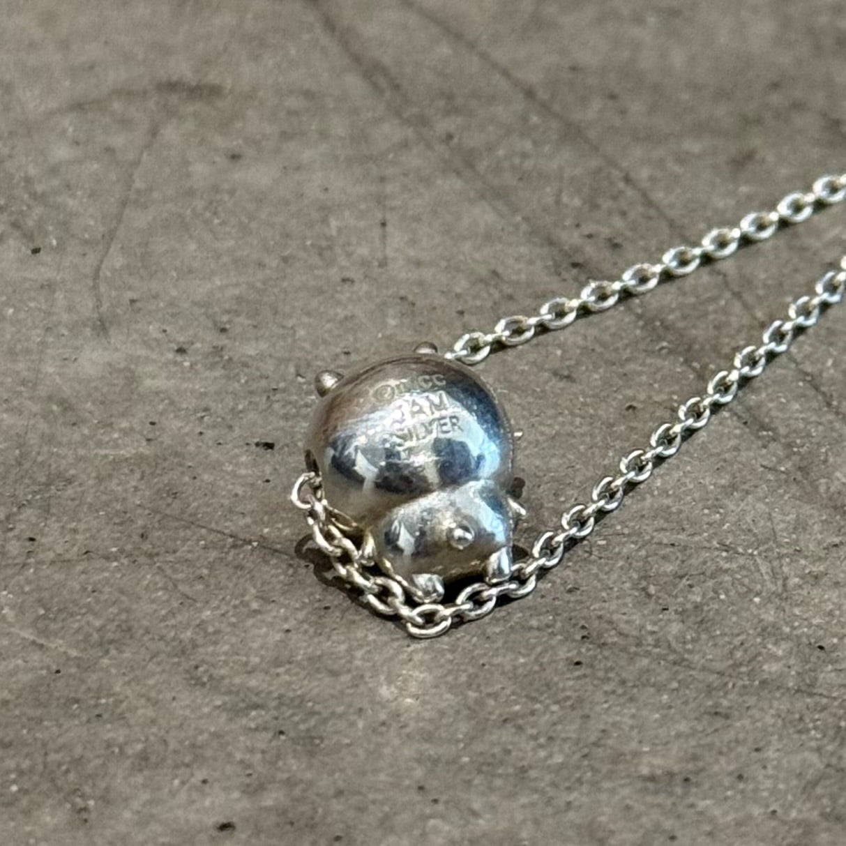 JAM HOMEMADE x CHIIKAWA .925 SILVER NECKLACE ‘SILVER’