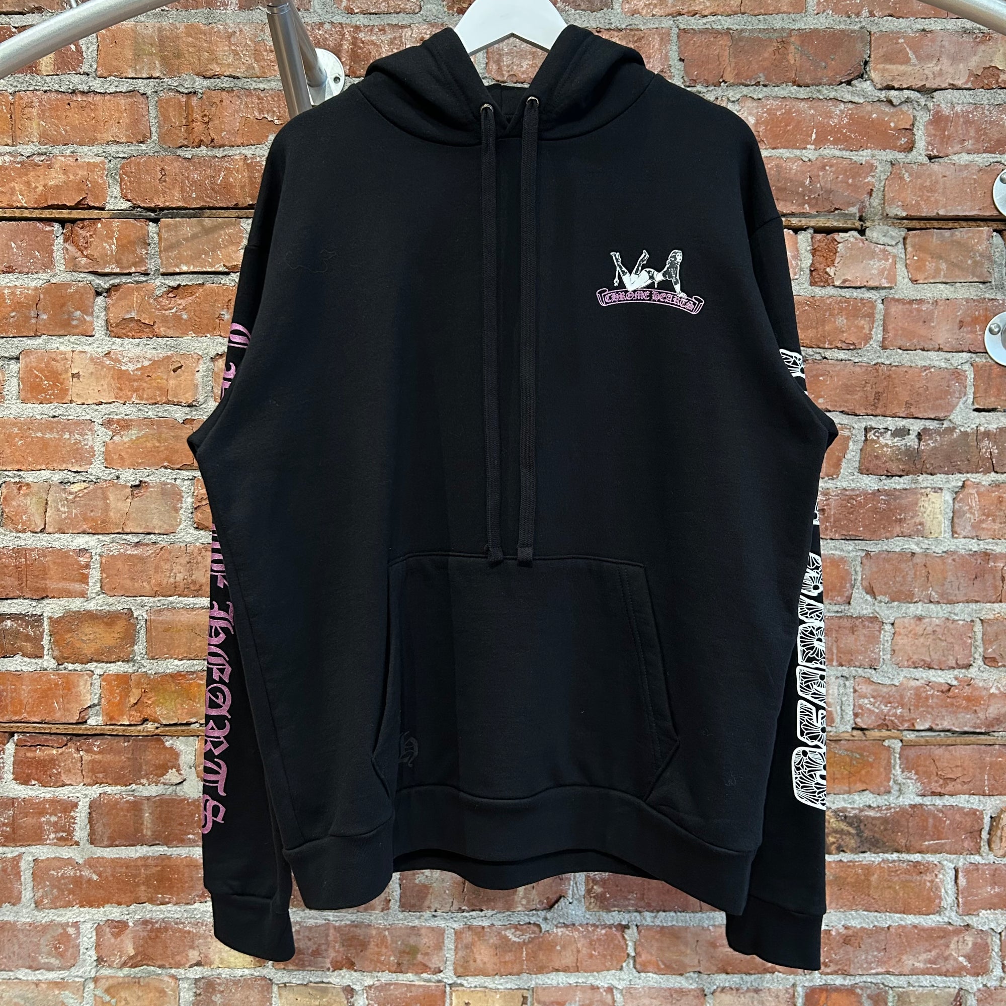CHROME HEARTS DEADLY DOLL PULLOVER HOODIE ‘BLACK’