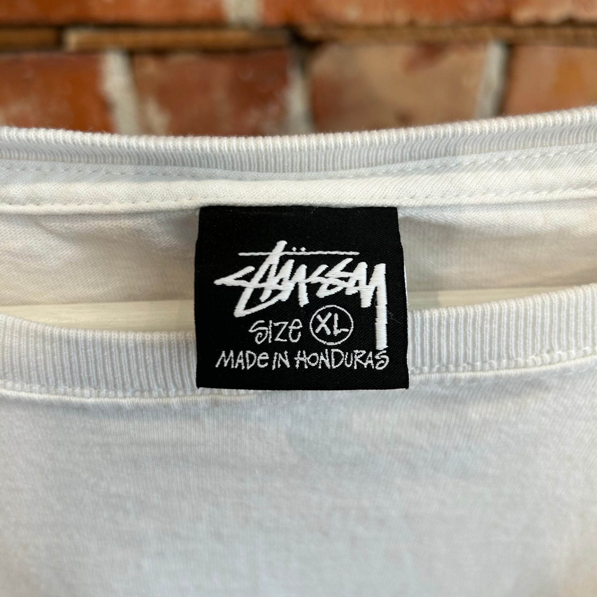 STUSSY TOUGH GEAR TEE ‘WHITE’