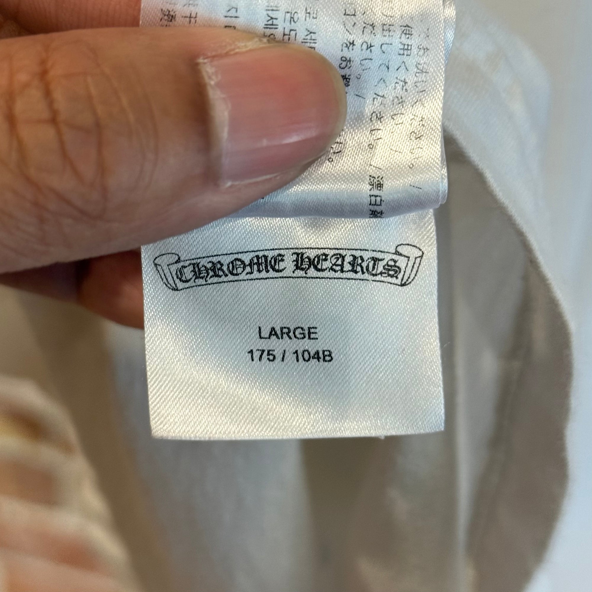 CHROME HEARTS MULTI HORSESHOE LONGSLEEVE ‘WHITE’