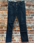 EVISU X PUMA LOW-RISE SLIM STRAIGHT DENIM ‘INDIGO/MINT’
