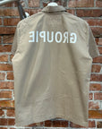 UNDERCOVER SS99 RELIEF WORKING CLASS GROUPIE SHIRT ‘TAN’
