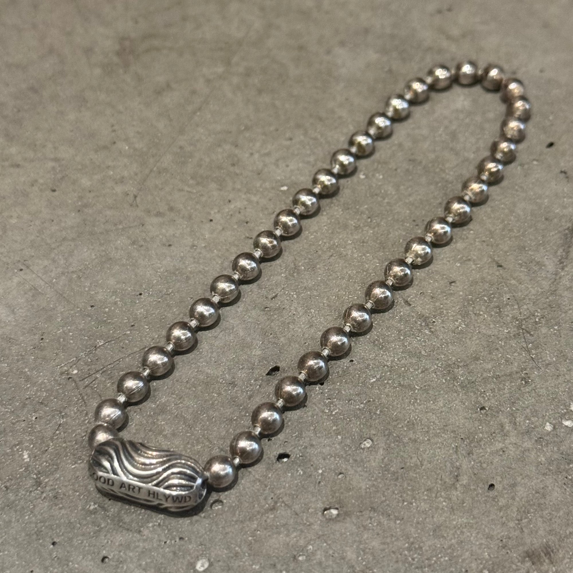 GOOD ART HLYWD DESERT SESSIONS BALL CHAIN BRACELET ‘SILVER’