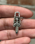 CHROME HEARTS MODERN DAGGER NECKLACE ‘SILVER’