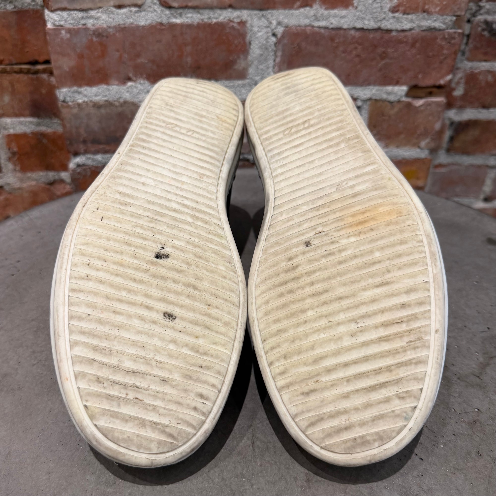 RICK OWENS MAINLINE LEATHER VINTAGE SNEAKERS ‘BLACK’