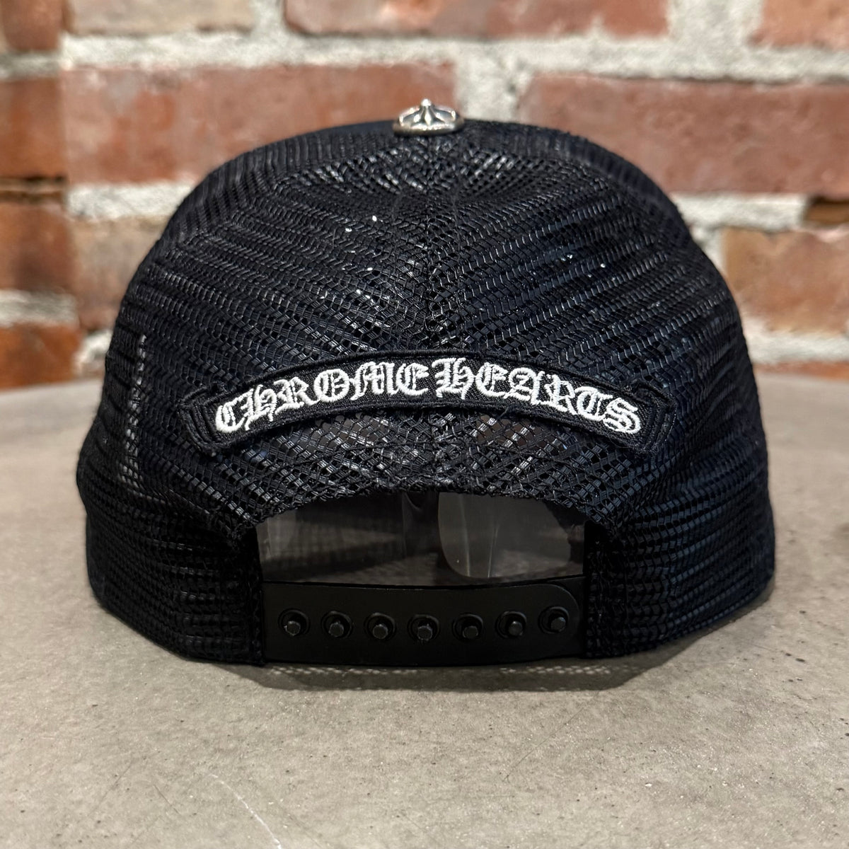 CHROME HEARTS TRIPLE CROSS TRUCKER HAT ‘BLACK’