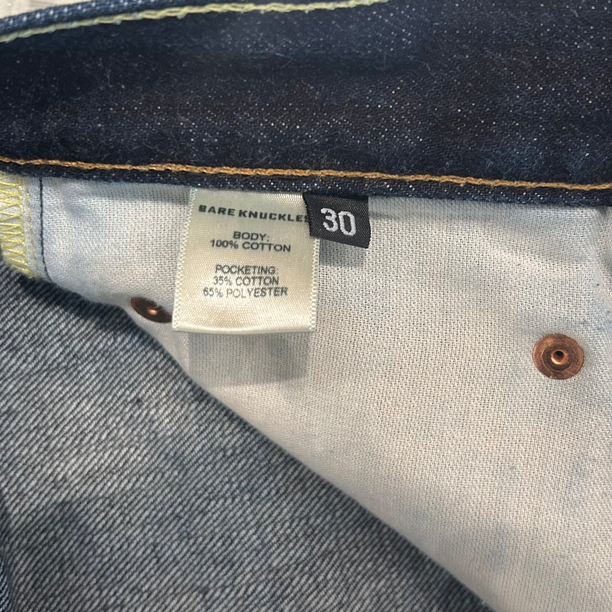 BARE KNUCKLES JAVIER WIDE LEG JEANS ‘INDIGO’