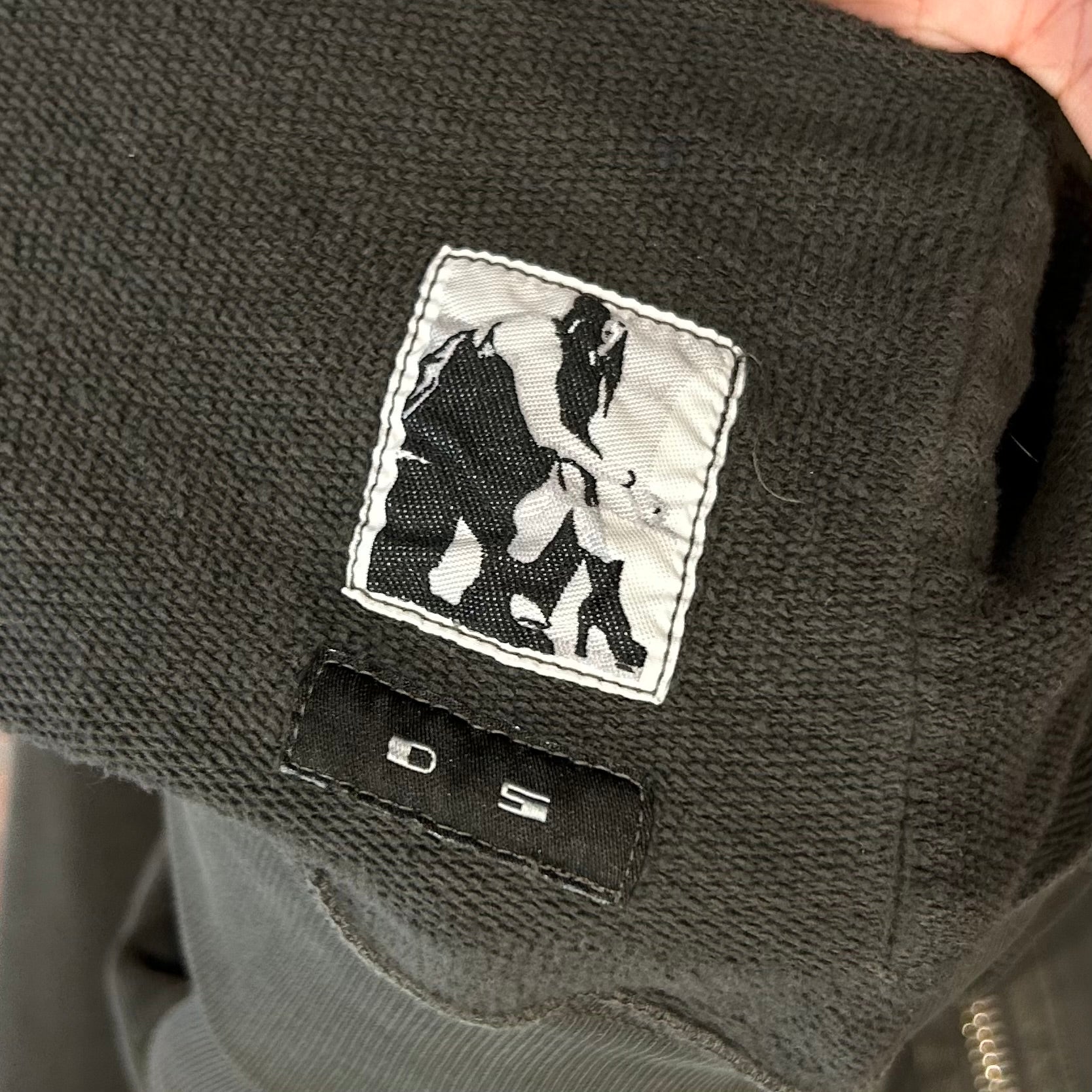 RICK OWENS FW14 DRKSDHW GIMP HOODIE ‘DARK DUST’