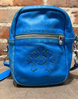 CHROME HEARTS TAKA MINI LEATHER BAG ‘BLUE’