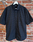 BALENCIAGA MULTI-LOGO SHIRT ‘BLACK’