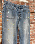 ACNE STUDIOS CANDY BUTTON STICKER DENIM ‘BLUE’