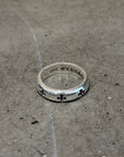CHROME HEARTS NEGATIVE PLUS BAND RING ‘SILVER’