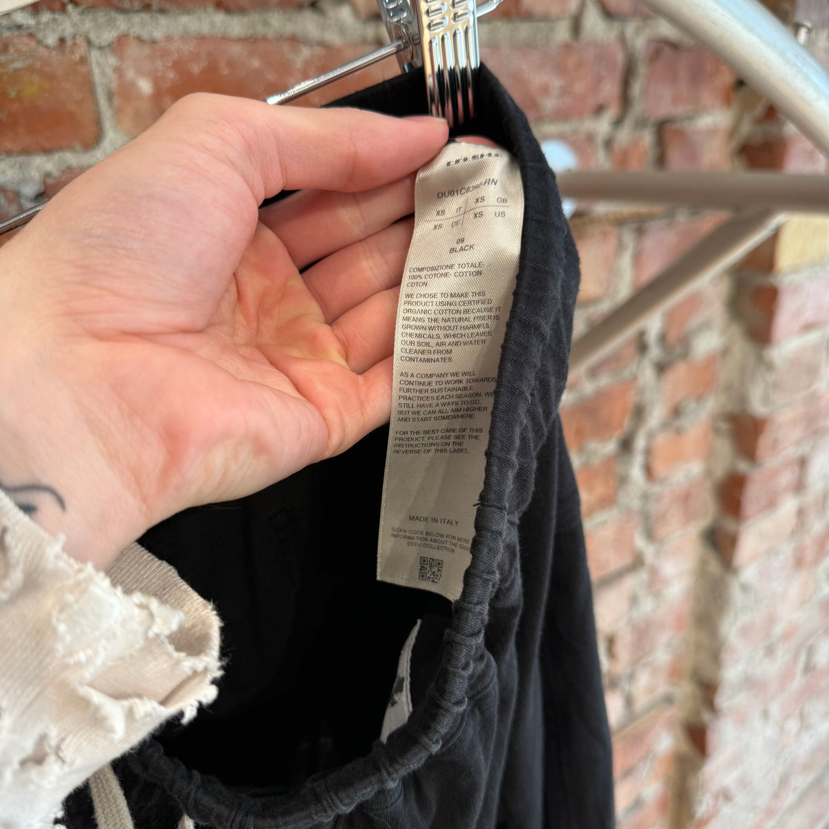 RICK OWENS SS23 EDFU BERLIN SWEATPANTS ‘BLACK’