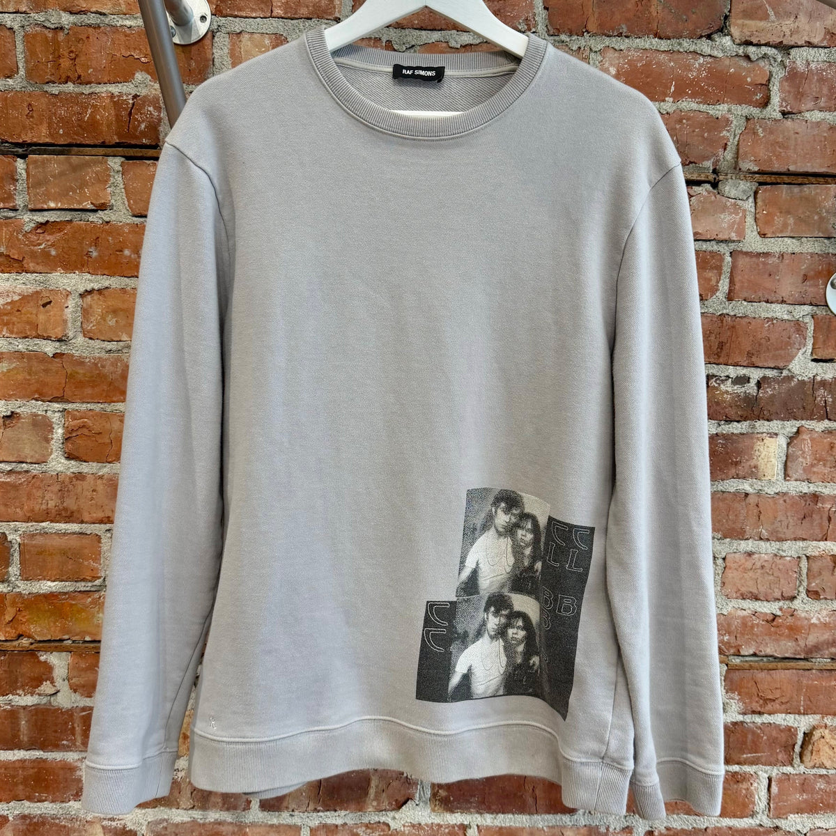 RAF SIMONS SS19 COUPLE CREWNECK ‘GREY’
